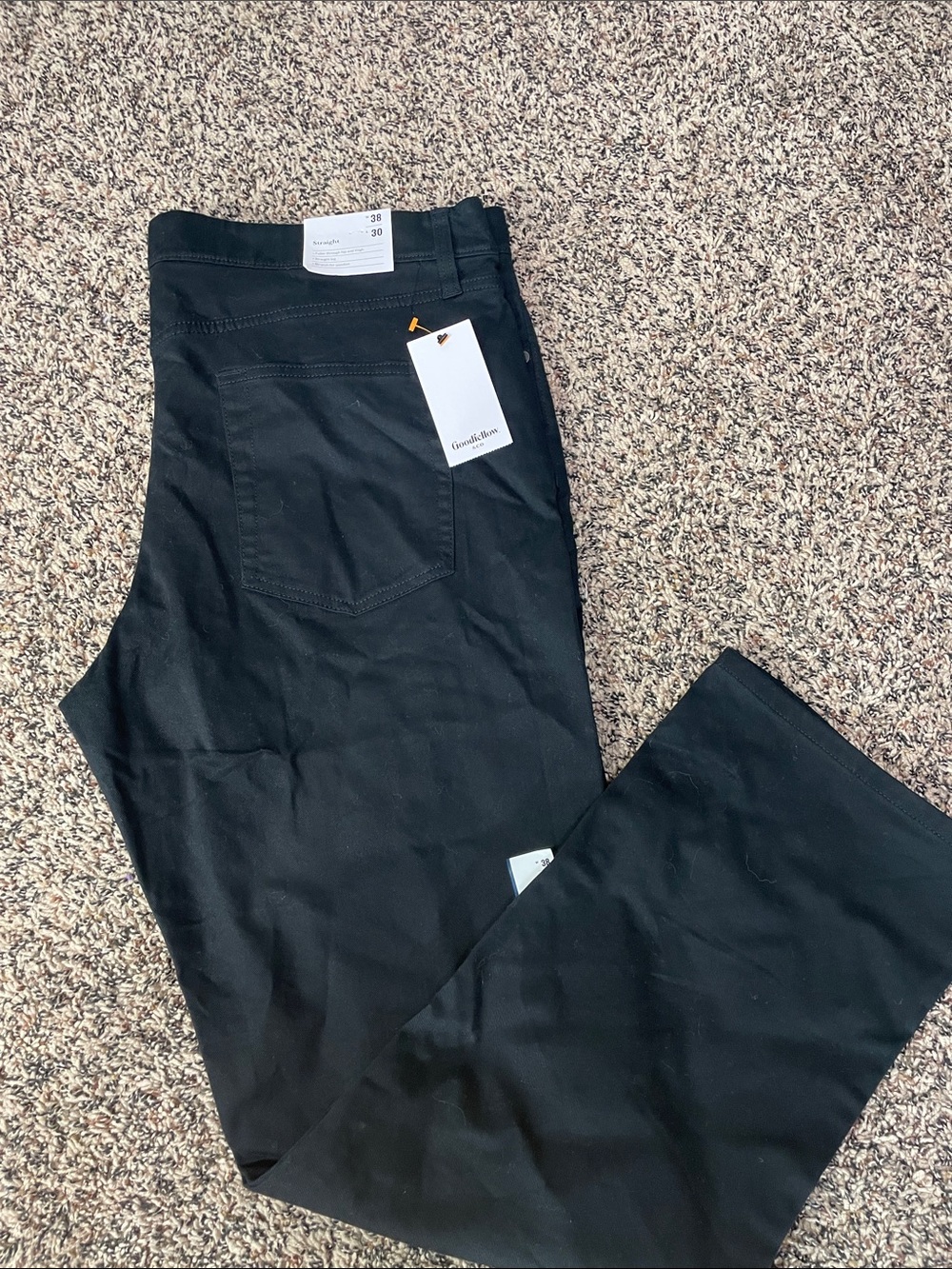 Black Men’s Jeans - Classic Straight Fit Goodfellow & Co. 38x30 NWT